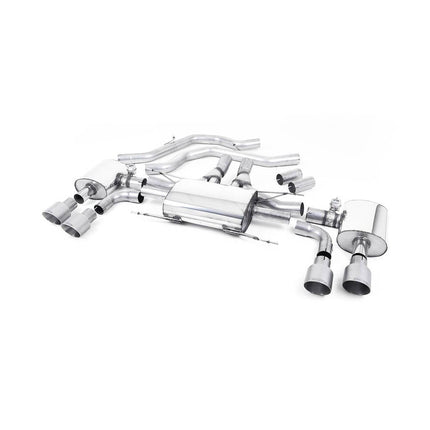 Milltek SSXAR14 Front-Pipe-Back Exhaust for Alfa Romeo Giulia Quadrifoglio
