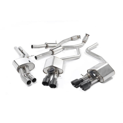 Milltek Sport Cat-Back Exhaust Quad 100mm GT100 for Audi S8 4.0 TFSI Quattro Tiptronic - SSXAU464