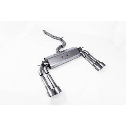 Milltek SSXAU472 Quad Cat-Back Exhaust for Audi S3 8V Saloon