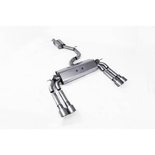 Milltek SSXAU477 Cat-Back Exhaust for Audi S3 Saloon/Cabrio (8V Non-GPF)