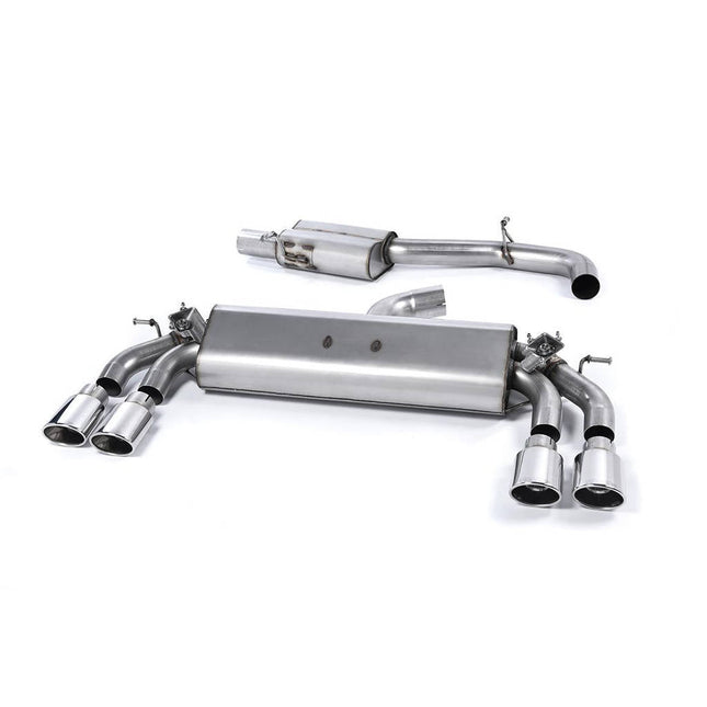 Milltek SSXAU400 Cat-Back ECA Exhaust for Audi S3 8V 3-Door 2.0 TFSI Quattro (non-GPF, 2013-2018)