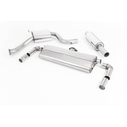 Milltek SSXVW466 Cat-Back Exhaust with Burnt Titanium GT-100 Tips for VW Golf Mk7.5 GTI Non-Performance Pack (2017-2018)