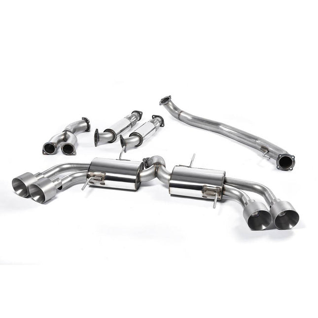 Milltek Sport Primary Cat-Back Exhaust Quad 127mm GT127 for Nissan GT-R R35 - SSXNI011