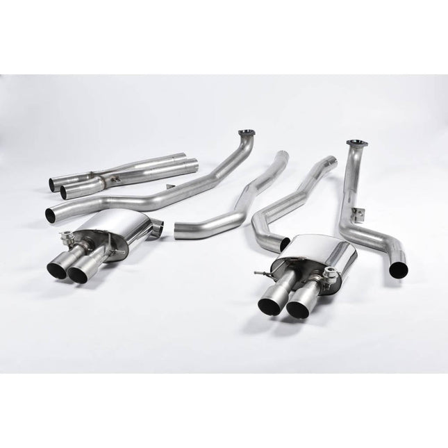 Milltek SSXBM1018 Cat-Back Exhaust Quad 90mm GT90 (ECE) for BMW M5 Saloon (F10)