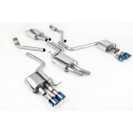 Milltek SSXAU670 Cat-Back Quad 100mm GT100 for Audi SQ5 3.0 TFSI Supercharged