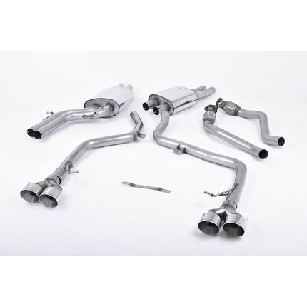 Milltek SSXAU376 Cat-Back GT100 Exhaust for Audi S4 B8.5 3.0 SC V6 / S5 B8.5 Sportback (2012-2016)
