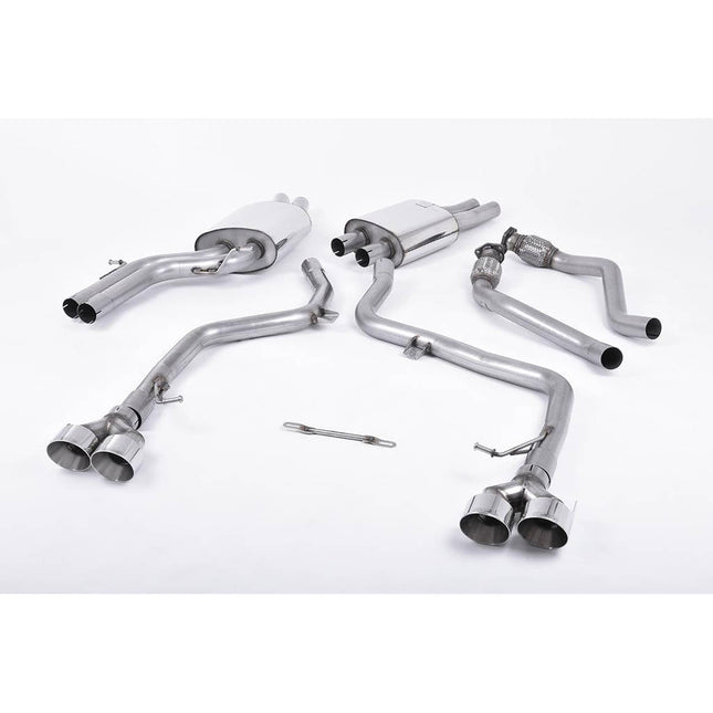Milltek SSXAU376 Cat-Back GT100 Exhaust for Audi S4 B8.5 3.0 SC V6 / S5 B8.5 Sportback (2012-2016)