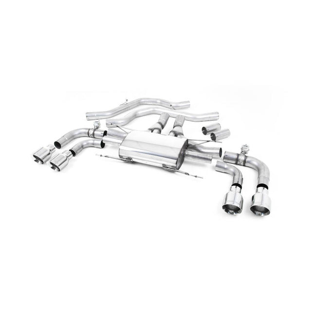 Milltek SSXAR001 Front-Pipe-Back Exhaust for Alfa Giulia Quadrifoglio