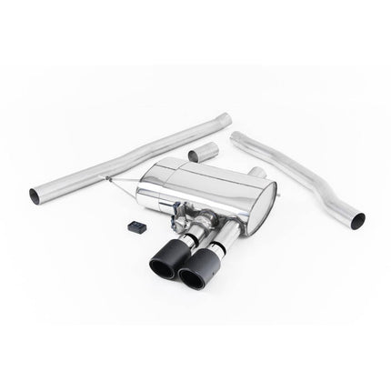Milltek SSXM439 Cat-Back Exhaust with Carbon JET-90 Tips for Mini Cooper S F56 Pre-LCI 2.0 Turbo (2014-2018)