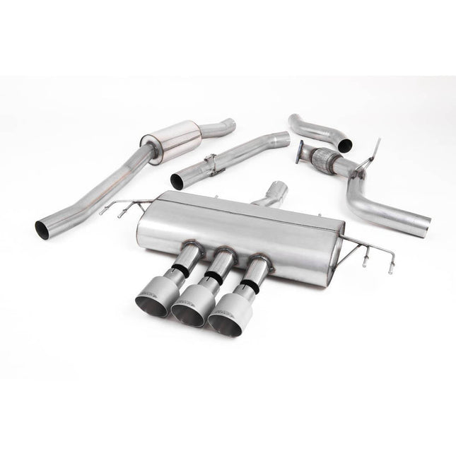 Milltek SSXHO245 Cat-Back Triple GT100 Exhaust for Honda Civic Type R FK8 2.0 i-VTEC (2017-2022)