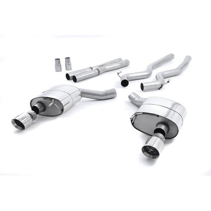 Milltek SSXFD154 Cat-Back Exhaust with Polished GT Tips for Ford Mustang 5.0 V8 GT Fastback