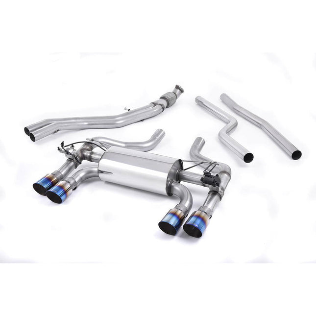 Milltek SSXBM1036 Cat-Back Quad 90mm GT90 for BMW M2 (F87) Coupe