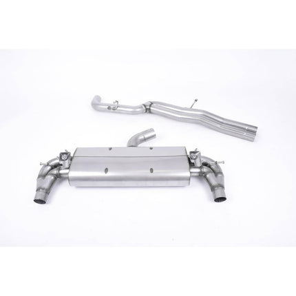 Milltek SSXAU591 Cat-Back Exhaust with Cerakote Black Oval Tips for Audi RS3 Sportback 8V