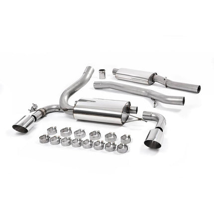 Milltek SSXFD190 Cat-Back Exhaust with Polished GT-115 Tips for Ford Focus Mk3 RS 2.3 EcoBoost (2016-2018)