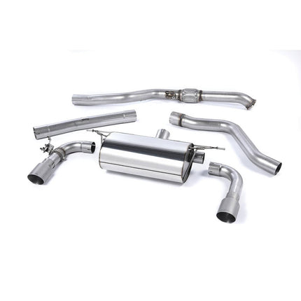 Milltek SSXBM1029 Cat-Back Exhaust with Brushed Titanium GT-90 Tips for BMW 2 Series F22 M235i Coupe (2014-2015)