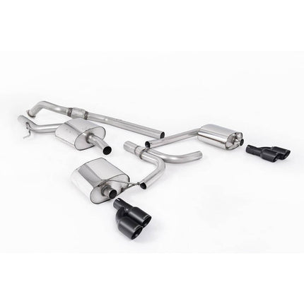 Milltek SSXAU665 Cat-Back Twin 80mm GT Exhaust for Audi A4 2.0 TFSI S line B8 (2008-2011)