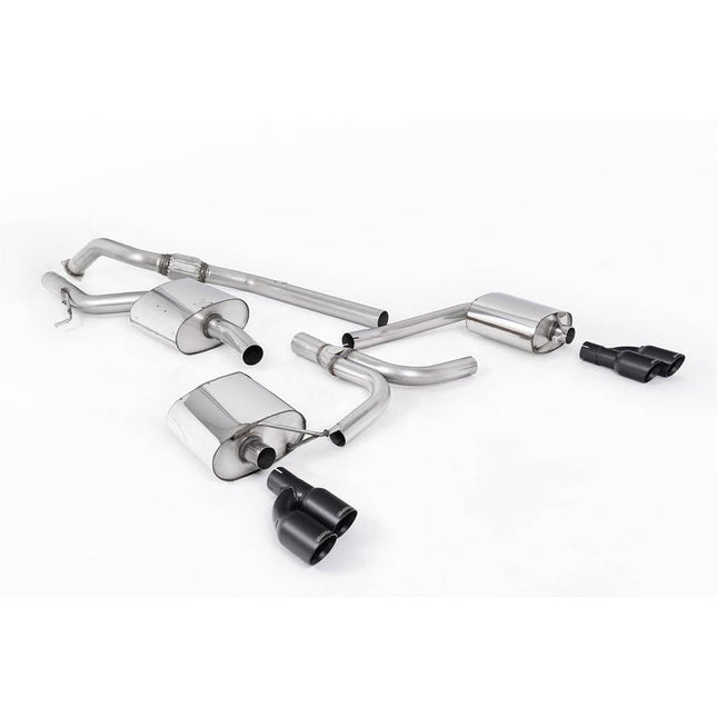 Milltek SSXAU665 Cat-Back Twin 80mm GT Exhaust for Audi A4 2.0 TFSI S line B8 (2008-2011)