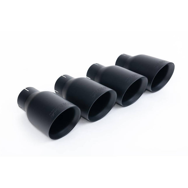 Milltek SSXAU382 Turbo-Back Exhaust with Hi-Flow Sports Cat Quad 100mm GT100 for Audi S3 2.0 TFSI Quattro 3-Door (8V)