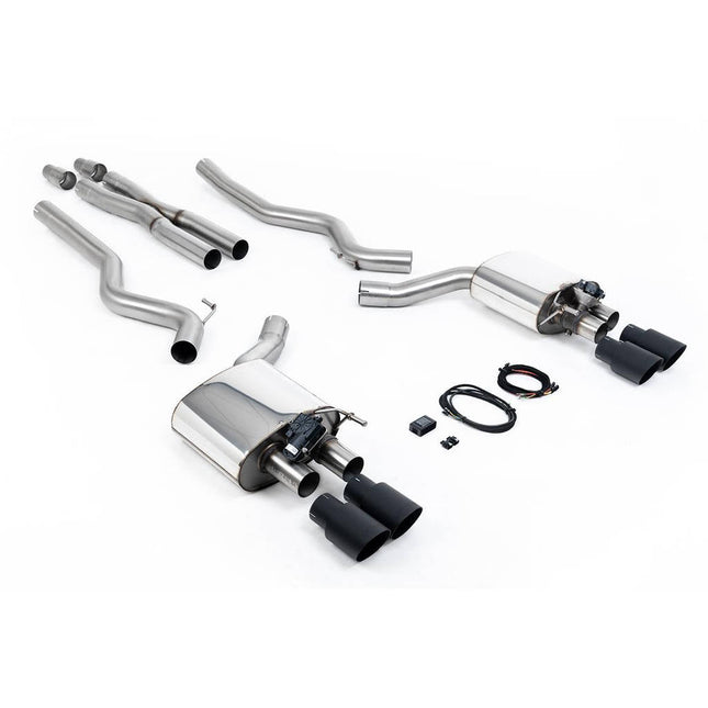 Milltek SSXFD226 Cat-Back Exhaust Quad 90mm GT90 for Ford Mustang 5.0 V8 GT Fastback (S550, 2015-2018)