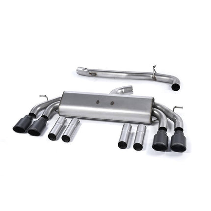 Milltek SSXAU539 Cat-Back Exhaust with Cerakote Black Tips for Audi S3 8V Saloon/Cabrio