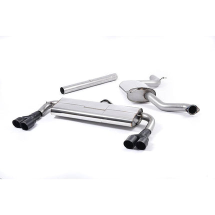 Milltek SSXSE167 Cat-Back Exhaust with Cerakote Black GT-80 Tips for Seat Leon Cupra 280/290 2.0 TSI Non-OPF (2014-2017)