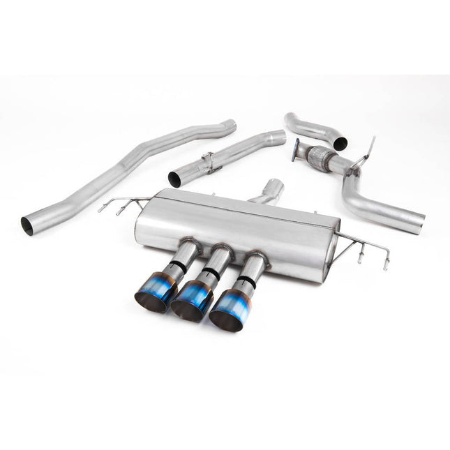 Milltek SSXHO253 Cat-Back Triple GT100 Exhaust for Honda Civic Type R FK8 2.0 i-VTEC (2017-2022)