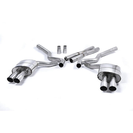 Milltek SSXFD158 Cat-Back Quad 90mm GT90 Exhaust for Ford Mustang GT 5.0 V8 S550 Fastback (2015-2018)