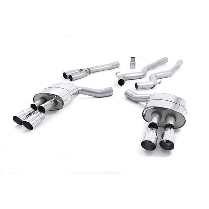 Milltek SSXFD178 Cat-Back Exhaust Quad 90mm GT for Ford Mustang 2.3 EcoBoost S550 Fastback (2015-2018)