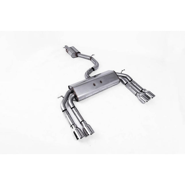 Milltek SSXAU547 Cat-Back Exhaust for Audi S3 2.0 TFSI Quattro Saloon/Cabrio 8V (2013-2018)