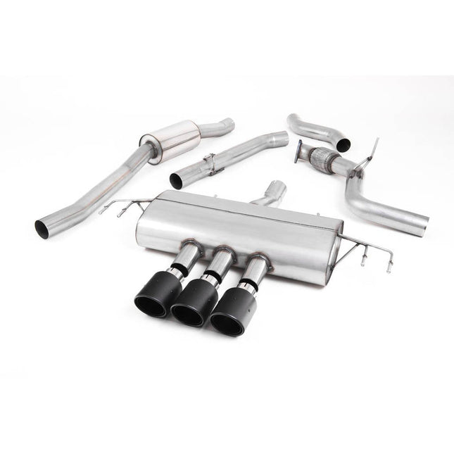 Milltek SSXHO249 Cat-Back Exhaust with Carbon Fibre Tips for Honda Civic Type R FK8