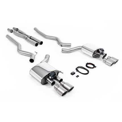 Milltek Sport Cat-Back Exhaust Quad 90mm GT90 for Ford Mustang 5.0 V8 GT (Fastback) - SSXFD228