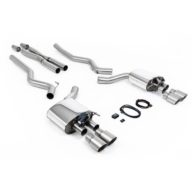Milltek Sport Cat-Back Exhaust Quad 90mm GT90 for Ford Mustang 5.0 V8 GT (Fastback) - SSXFD228