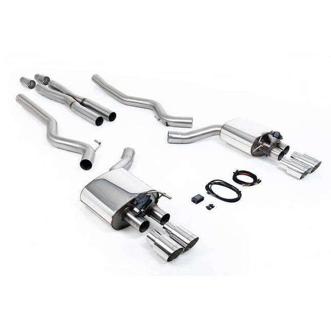 Milltek SSXFD227 Cat-Back Quad 90mm GT90 for Ford Mustang 5.0 V8 GT (Fastback)