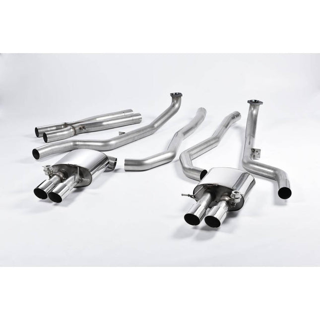 Milltek SSXBM1016 Cat-Back Exhaust (Quad 90mm GT90 ECA) for BMW M5 (F10)