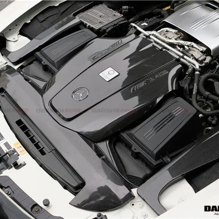 DarwinPro Autoclave Carbon Fiber Radiator Cover for Mercedes-AMG GT / GT S 2015-2020, image 7