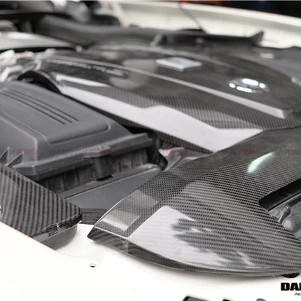 DarwinPro Autoclave Carbon Fiber Radiator Cover for Mercedes-AMG GT / GT S 2015-2020, image 4