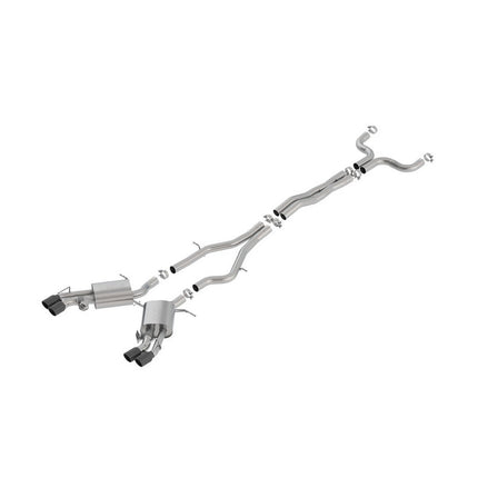 Borla 140754BC S-Type Cat-Back Exhaust for Cadillac CTS-V 6.2L (2016-2019) Black Chrome
