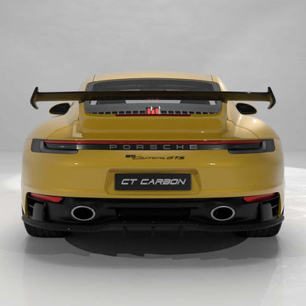 Porsche 911 992.1 GTS & Carrera Carbon Fibre Diffuser CT Design CT6075, view 6