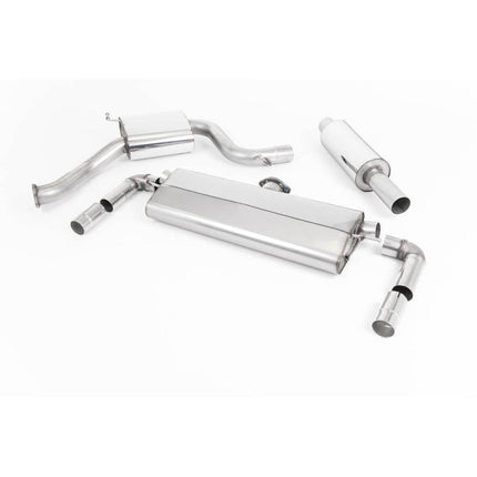 Milltek SSXSE208 Cat-Back Twin GT80 Cerakote Black Exhaust for SEAT Leon Cupra 300 2.0 TSI