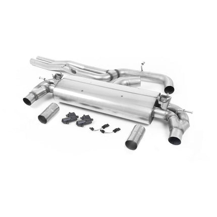 Milltek SSXAU800 Cat-Back Exhaust for Audi RS3 Saloon 8V MQB 400PS Burnt Titanium