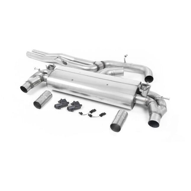 Milltek SSXAU800 Cat-Back Exhaust for Audi RS3 Saloon 8V MQB 400PS Burnt Titanium