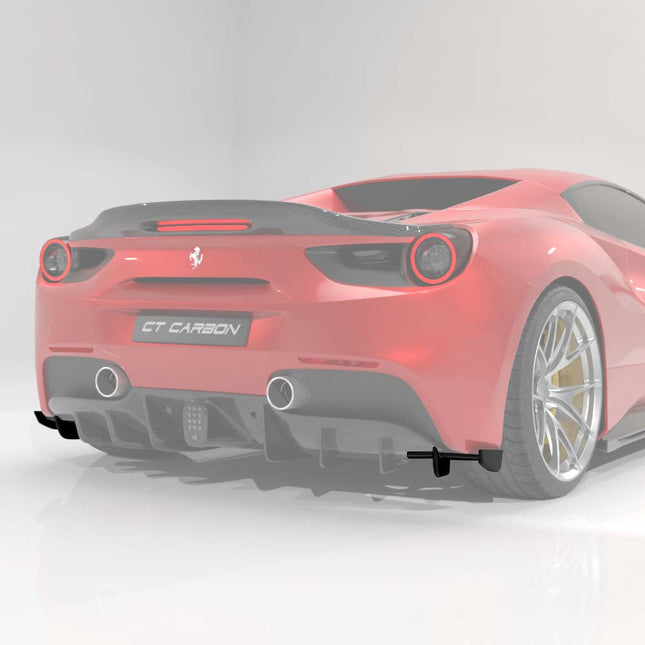 Ferrari 488 Spider CT Design carbon kit installed
