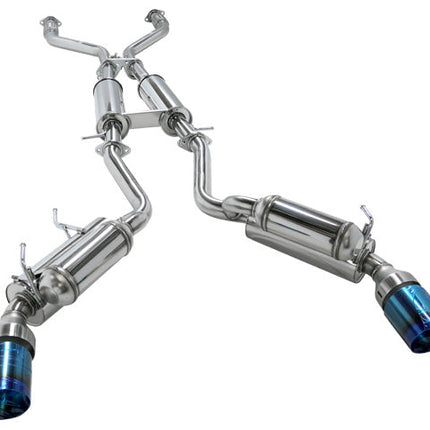 HKS 32009-BN004 Hi-Power Full Dual Titanium Tip Cat-Back Exhaust for Nissan 370Z Z34