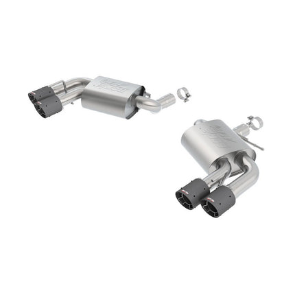 Borla 11921CF Axle-Back ATAK Exhaust with Carbon Fiber Tips for Chevrolet Camaro SS 6.2L V8