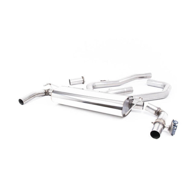 Milltek SSXHY125 Filter-Back Exhaust with Brushed Titanium GT-115 Tips for Hyundai i30 N Fastback