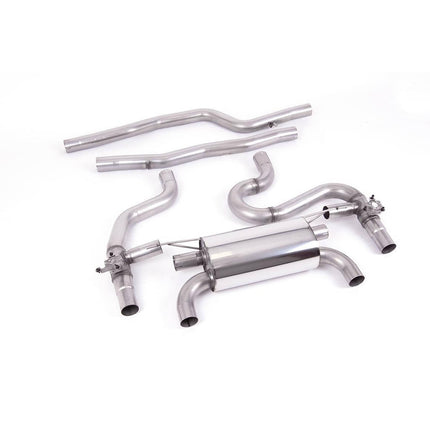 Milltek SSXBM1143 Equal-Length Back System Burnt Titanium Tips for BMW M2 Competition (F87) GPF/OPF