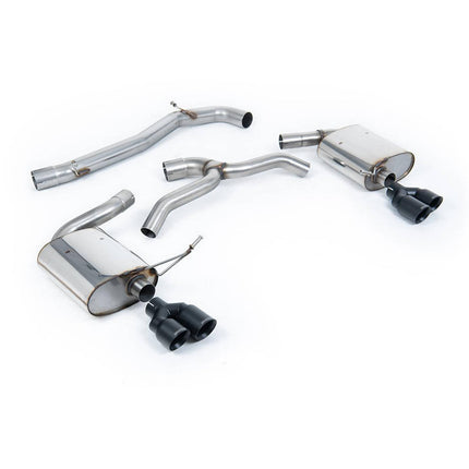 Milltek SSXSE238 Cat-Back Exhaust with Cerakote Black GT-80 Tips for Seat Leon ST Cupra 300 4x4 OPF (2019-2020)