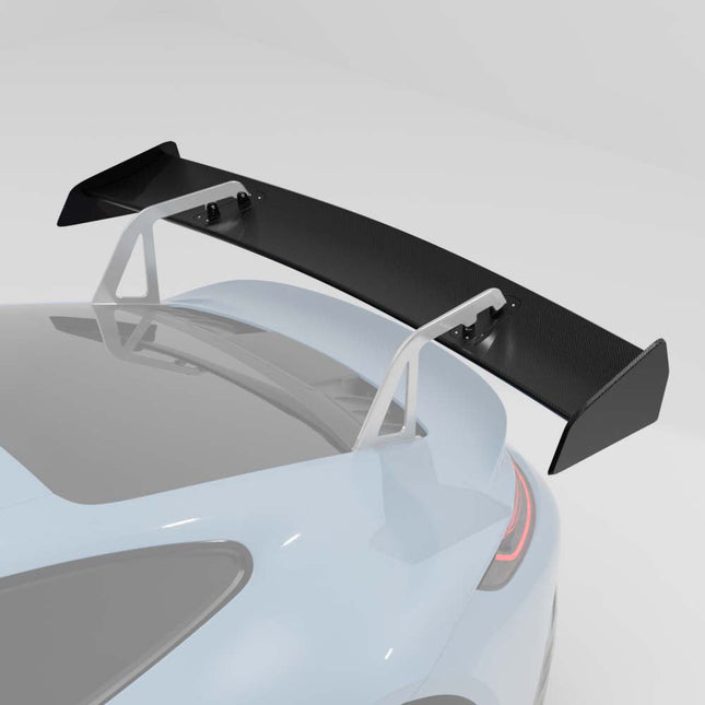 Porsche 992.1 GT3 carbon fibre rear wing detail