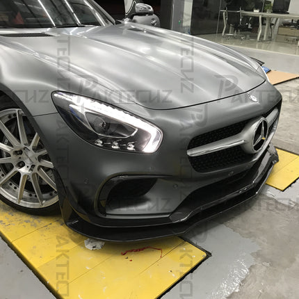 Paktechz Carbon Fiber Front Lip Ver.1 for Mercedes-AMG GT / GT S C190 2015-2017, image 8