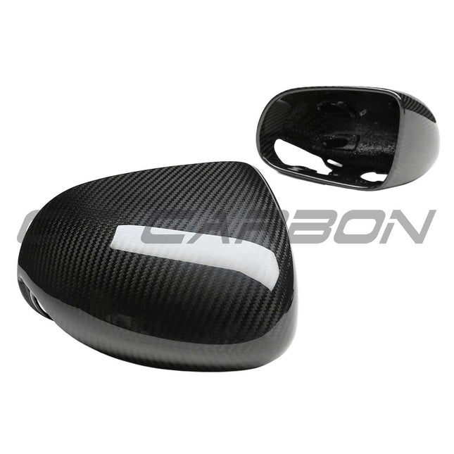 McLaren carbon fibre mirror close up weave